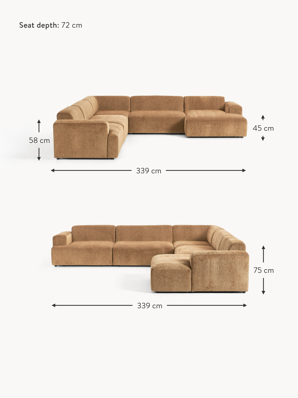Melva XL Corner Sofa