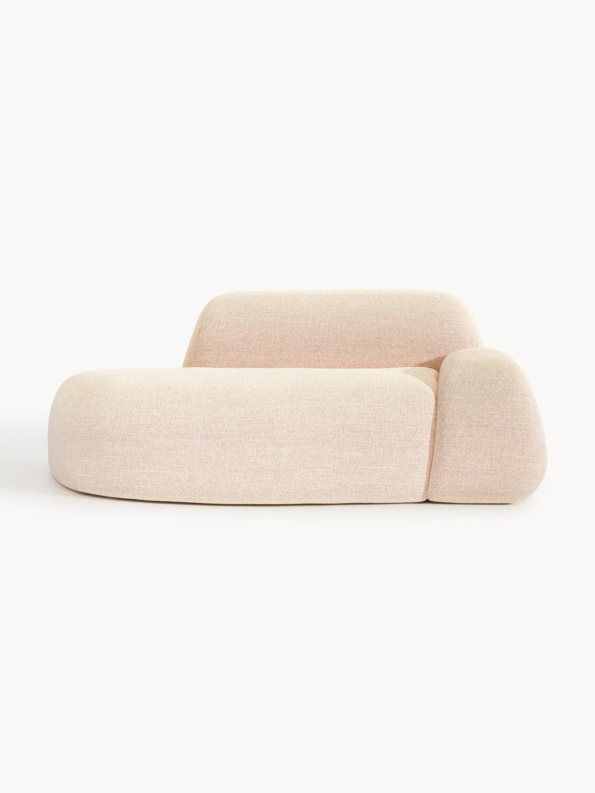Wolke Bouclé Sofa (2-seater) with Chaise End