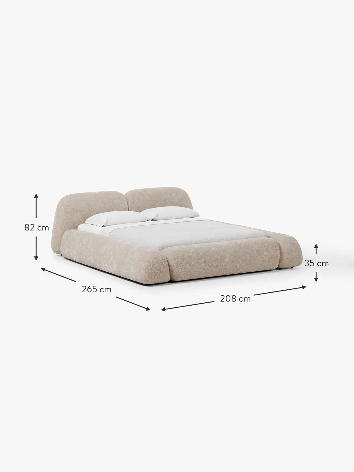 Wolke Upholstered Bed