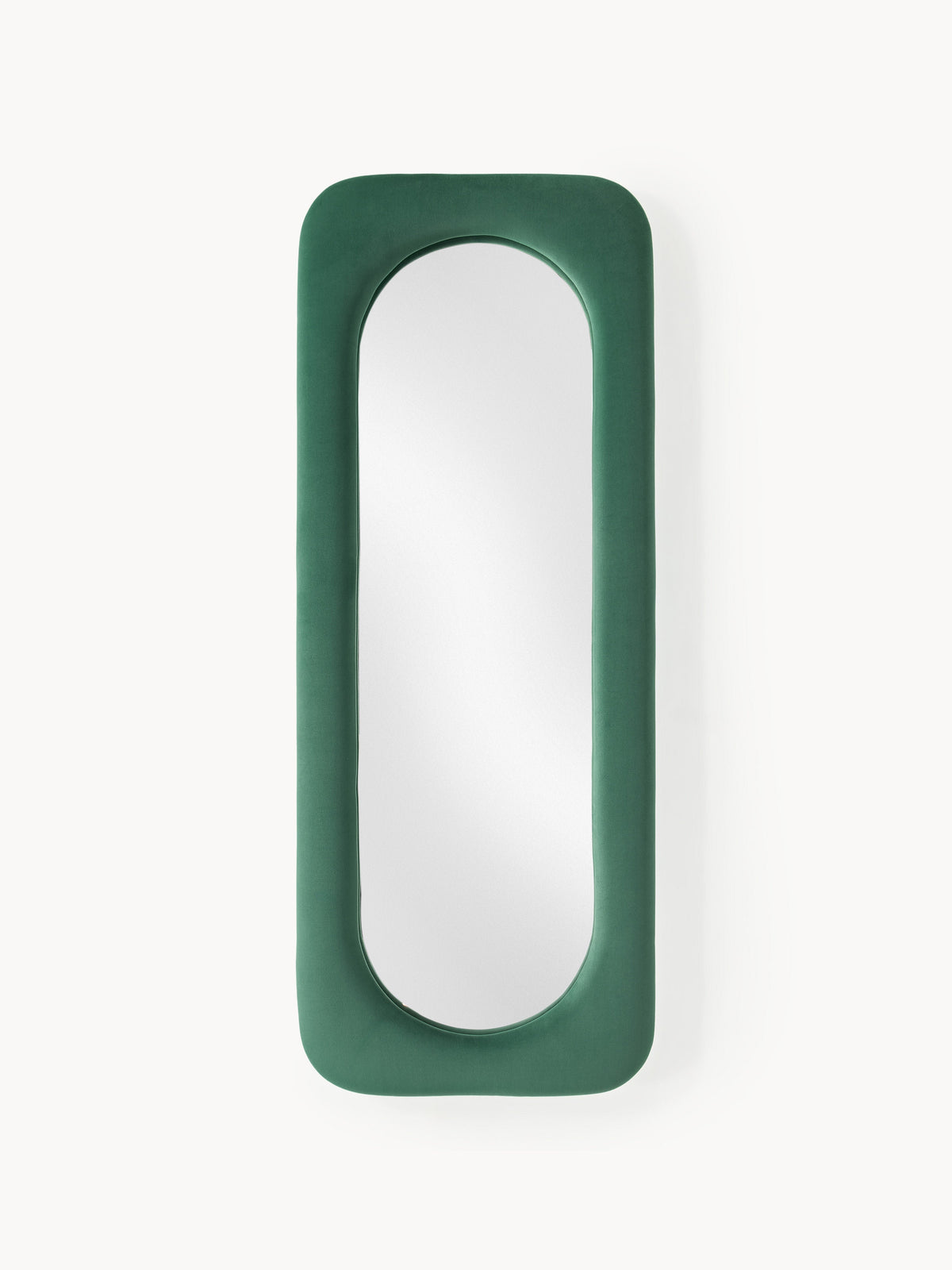 Gallery image 1 - Full-Length Wall Mirror Zola with Velvet Frame