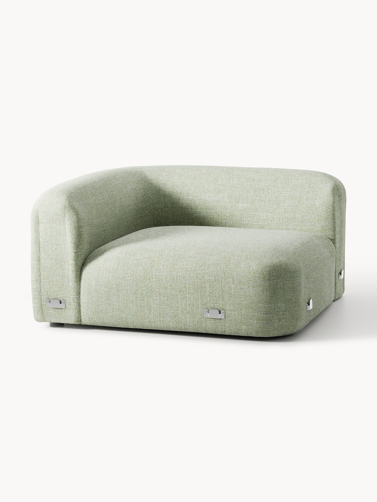 Wolke Round Bouclé Corner Module