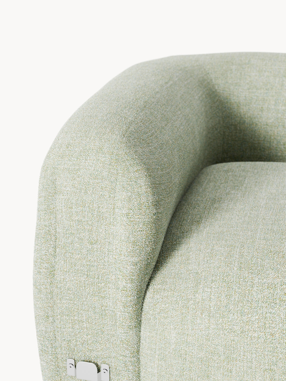 Wolke Round Bouclé Corner Module