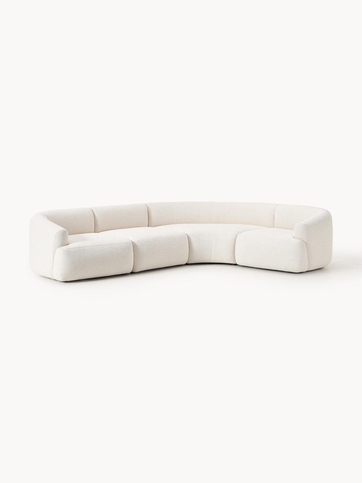 Sofia Modular Bouclé Corner Sofa (4-seater)