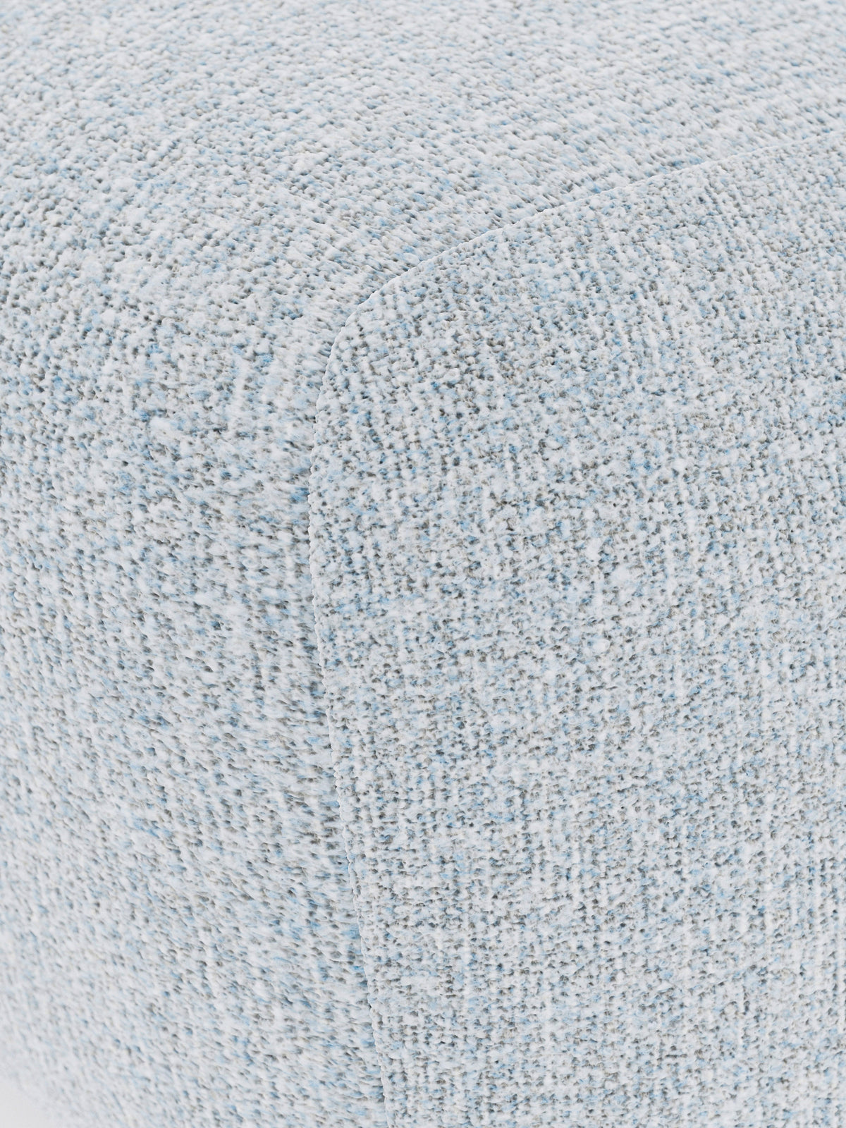 Wolke Oval Bouclé Ottoman
