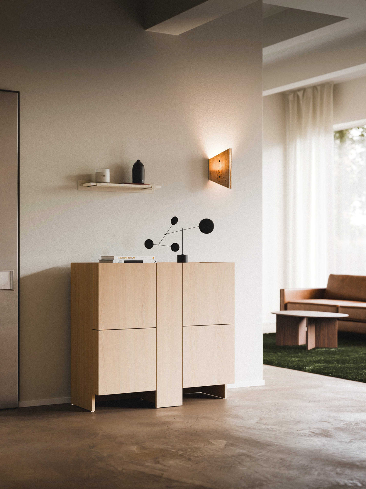 Arden Wooden Highboard