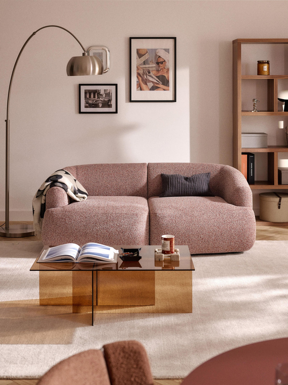 Sofia Modular Bouclé Sofa (2-seater)