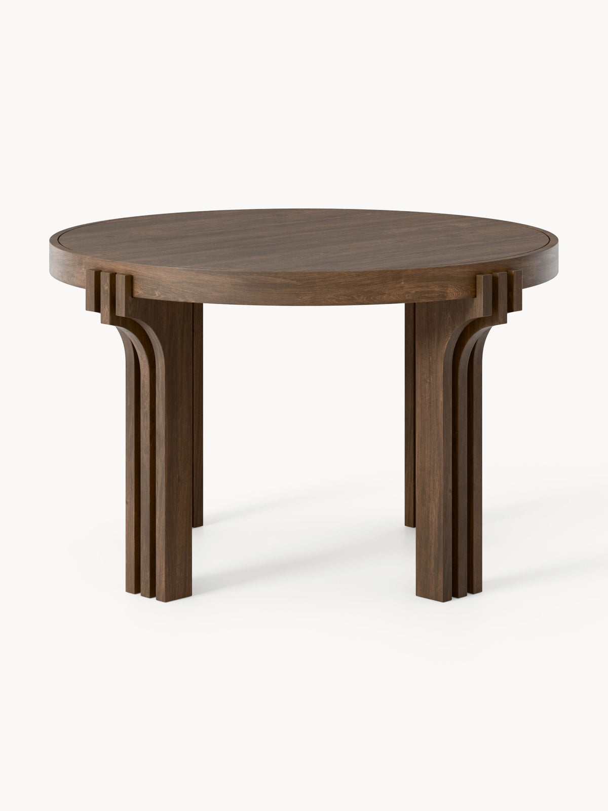 Nolan Round Oak Wood Dining Table, in various sizes