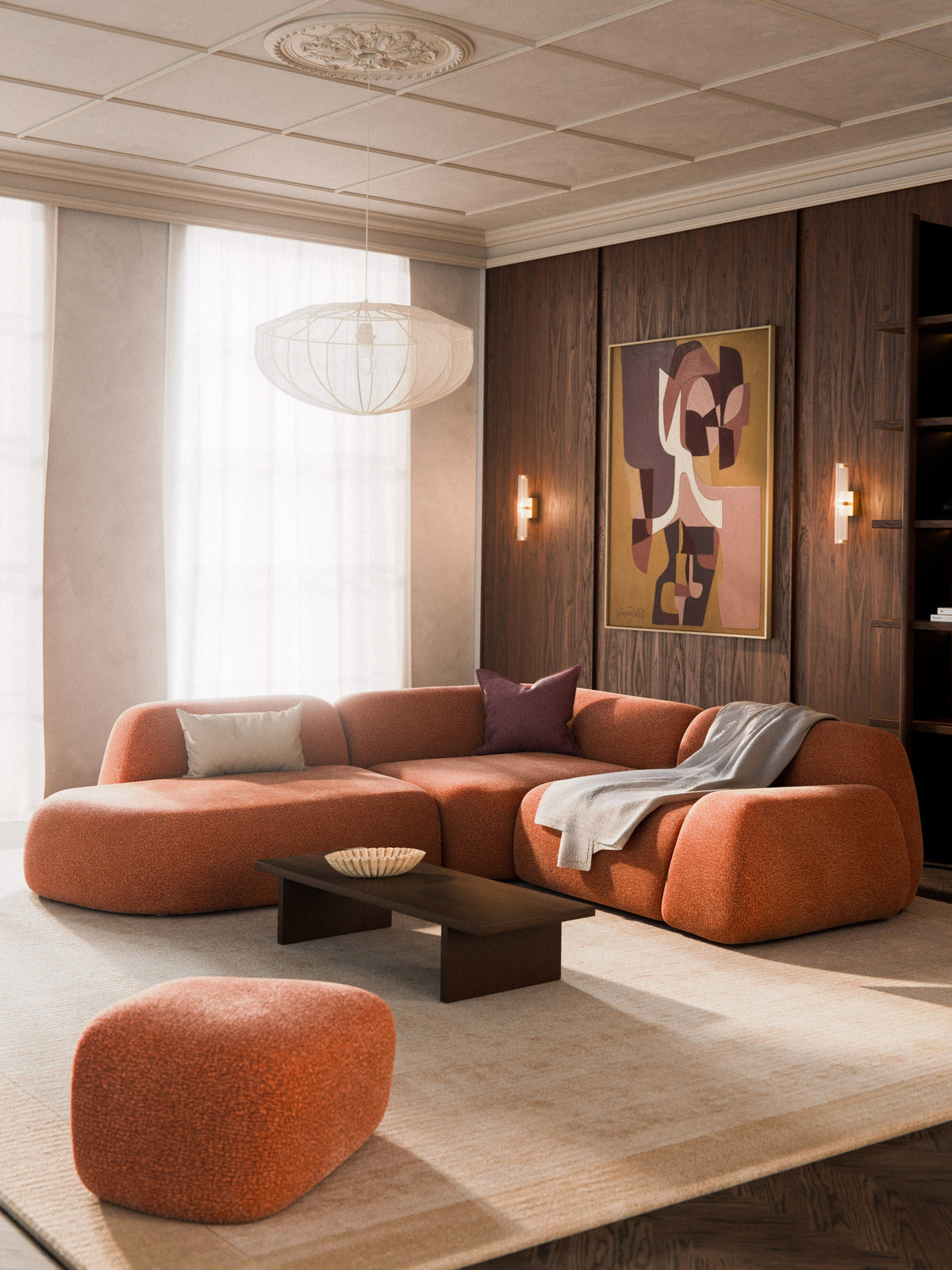 Wolke Modular Corner Sofa (4-seater) with Chaise End