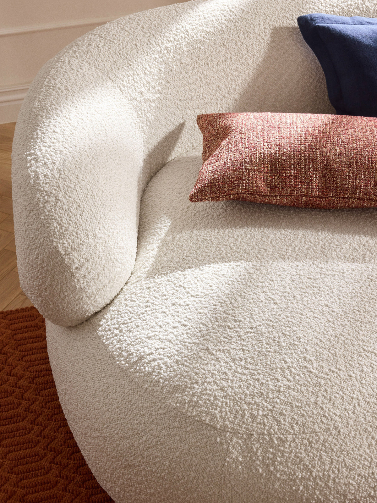 Alba Bouclé Sofa (2-seater)