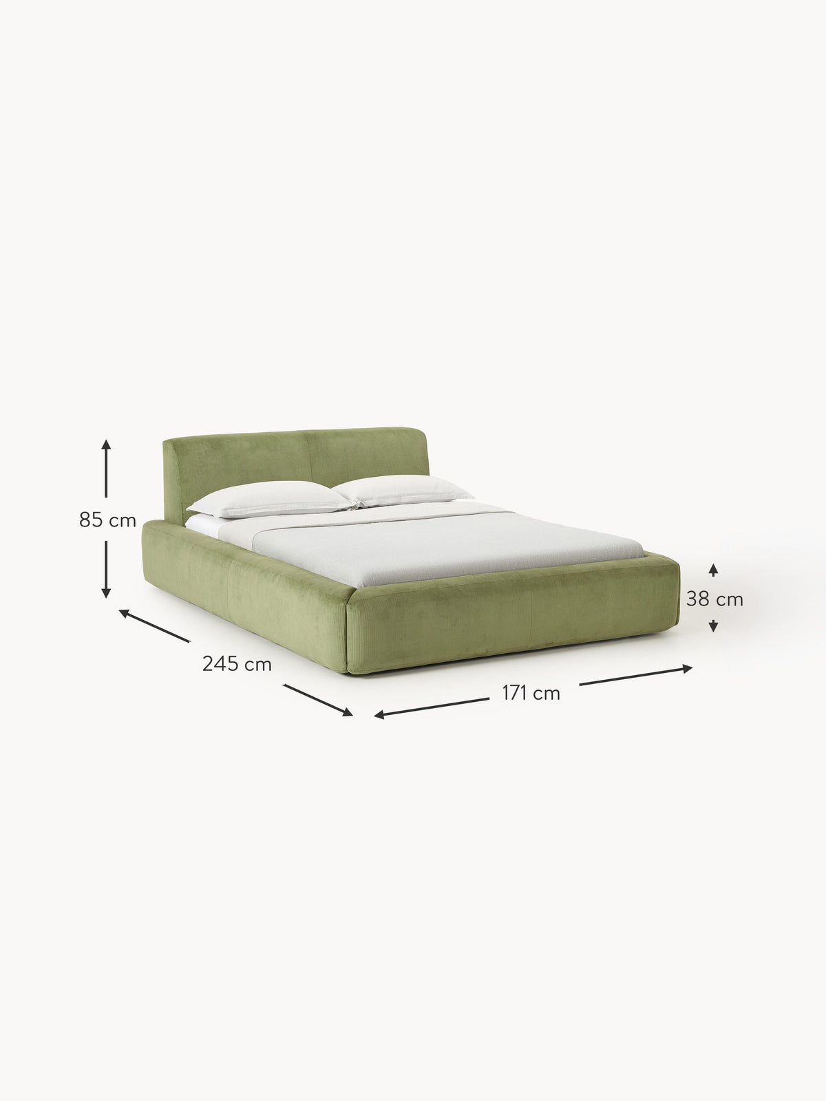 Melva Upholstered Bed with Storage