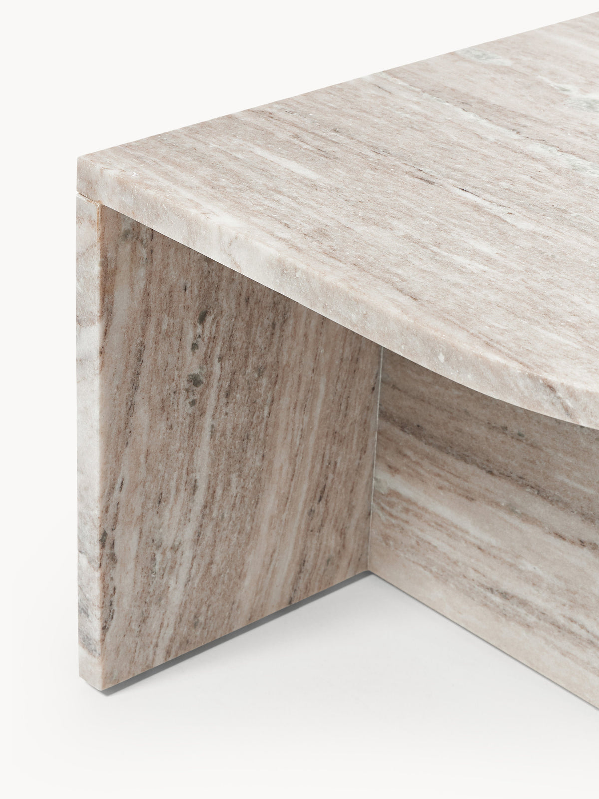 Leander Oval Marble Coffee Table