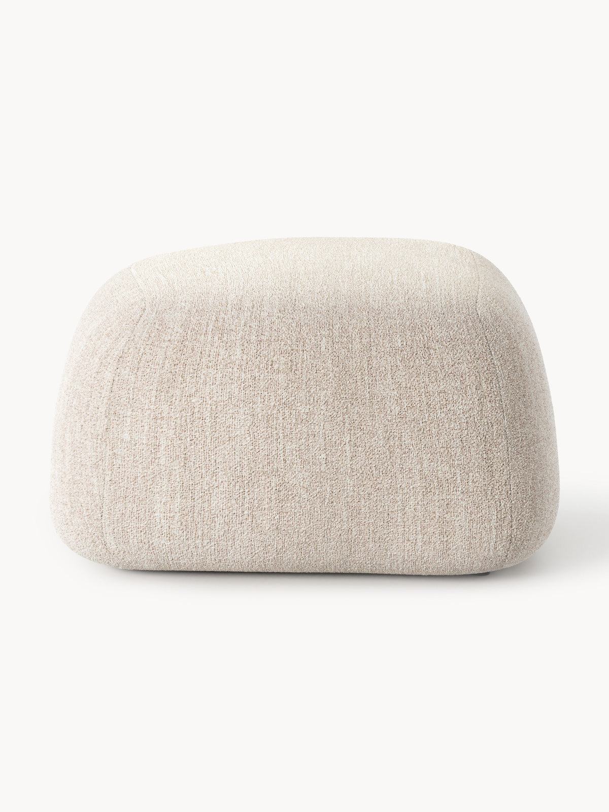 Wolke Oval Bouclé Ottoman