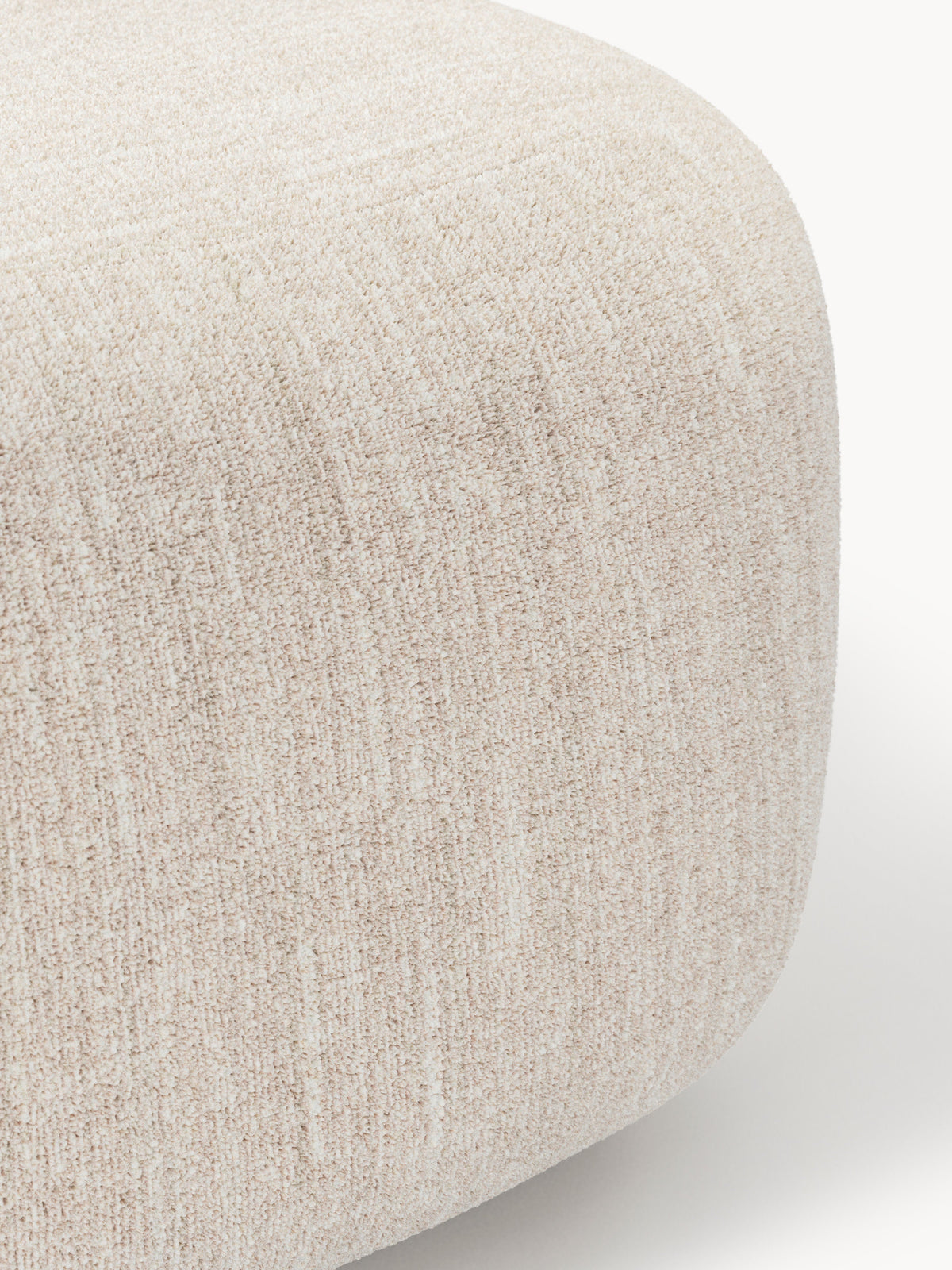 Wolke Oval Bouclé Ottoman