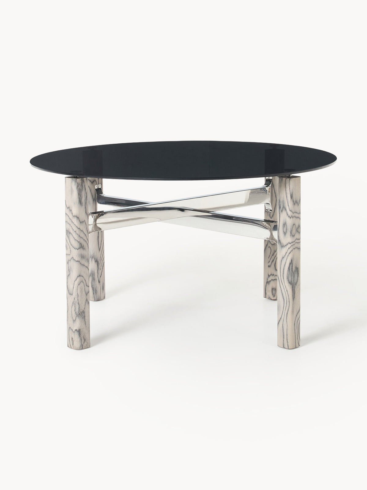Sam Dining Table with Glass Top, in various sizes