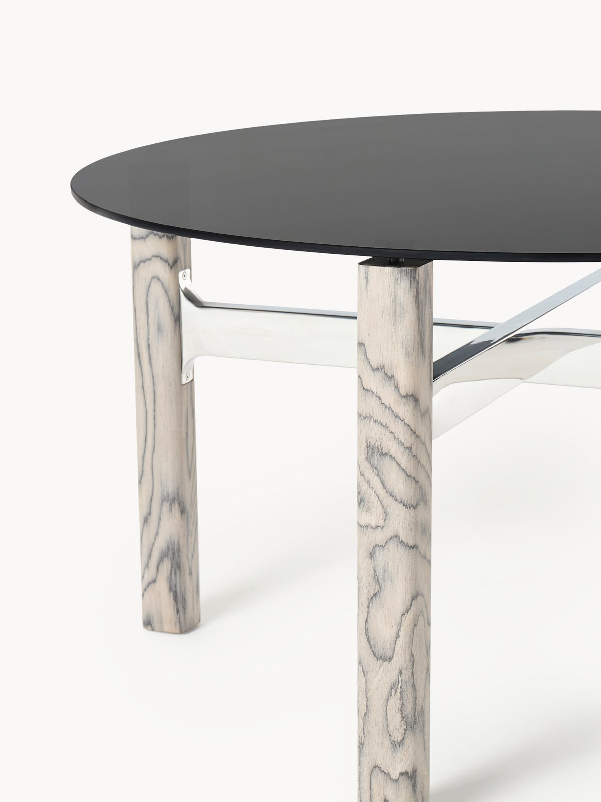 Sam Dining Table with Glass Top, in various sizes