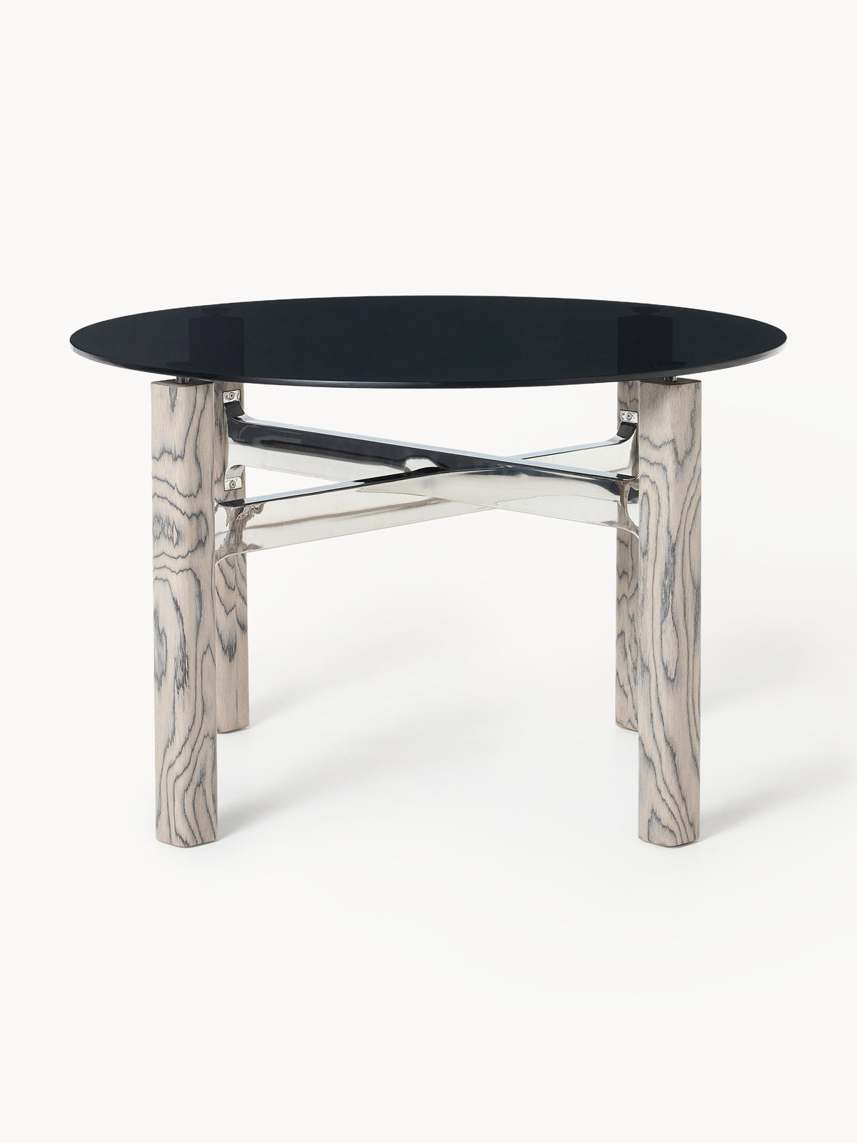 Sam Dining Table with Glass Top, in various sizes