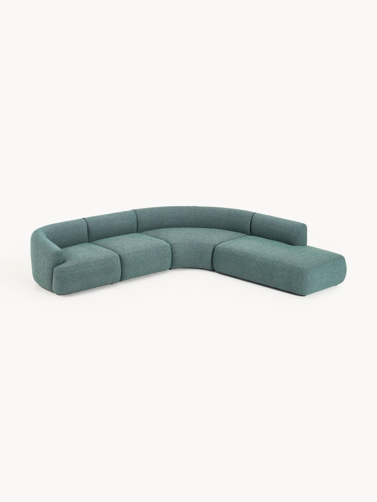 Sofia Modular Bouclé Corner Sofa (4-seater)
