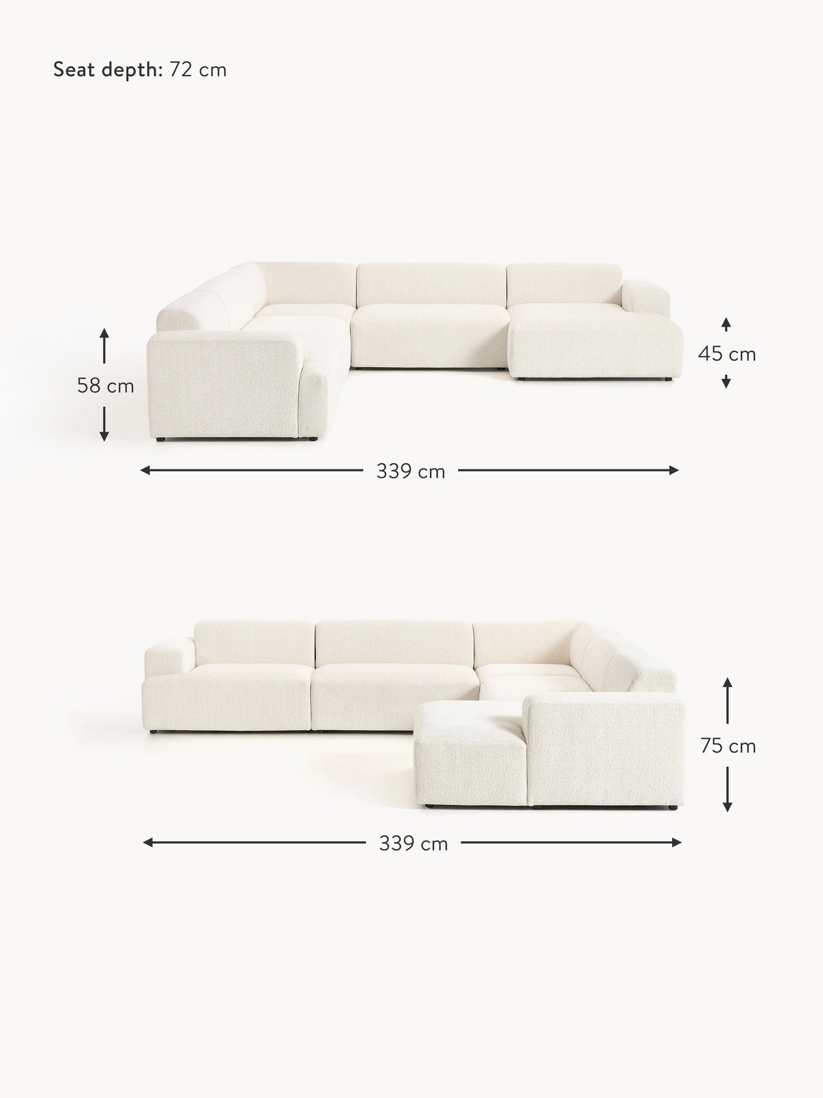 Melva XL Corner Sofa