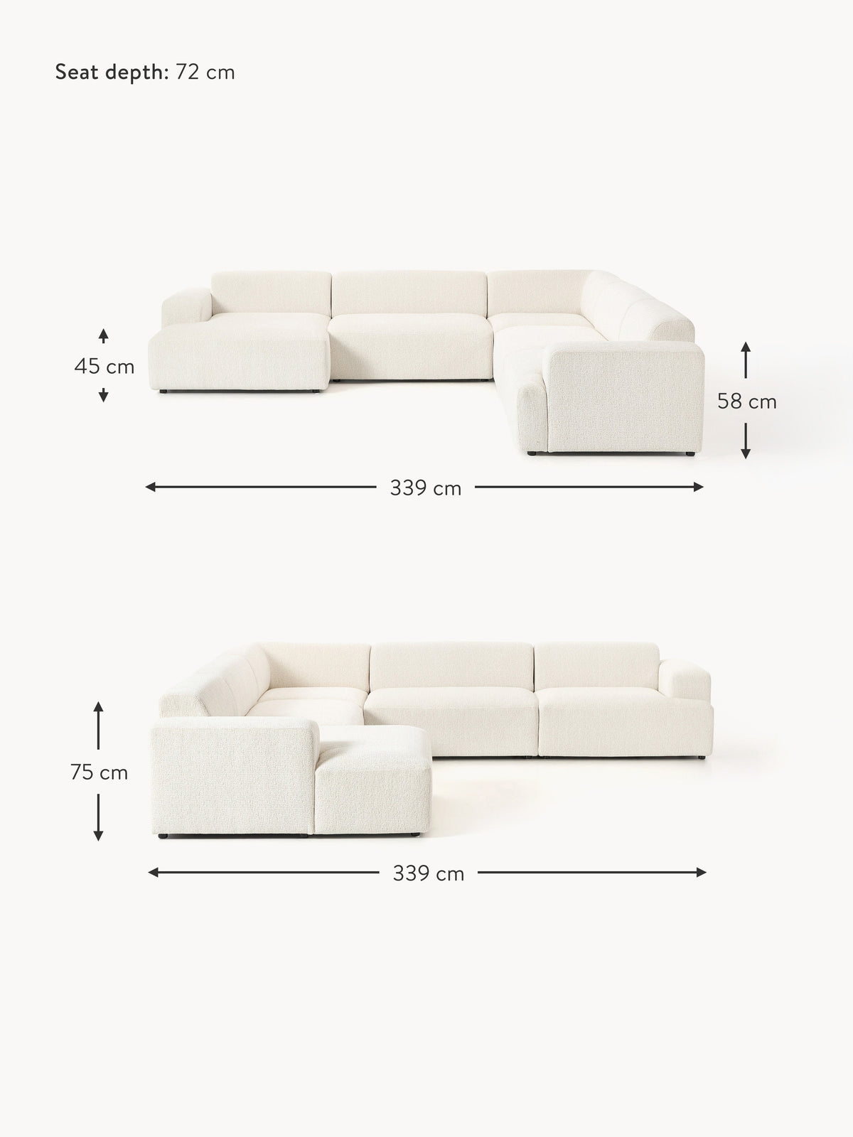 Melva XL Corner Sofa