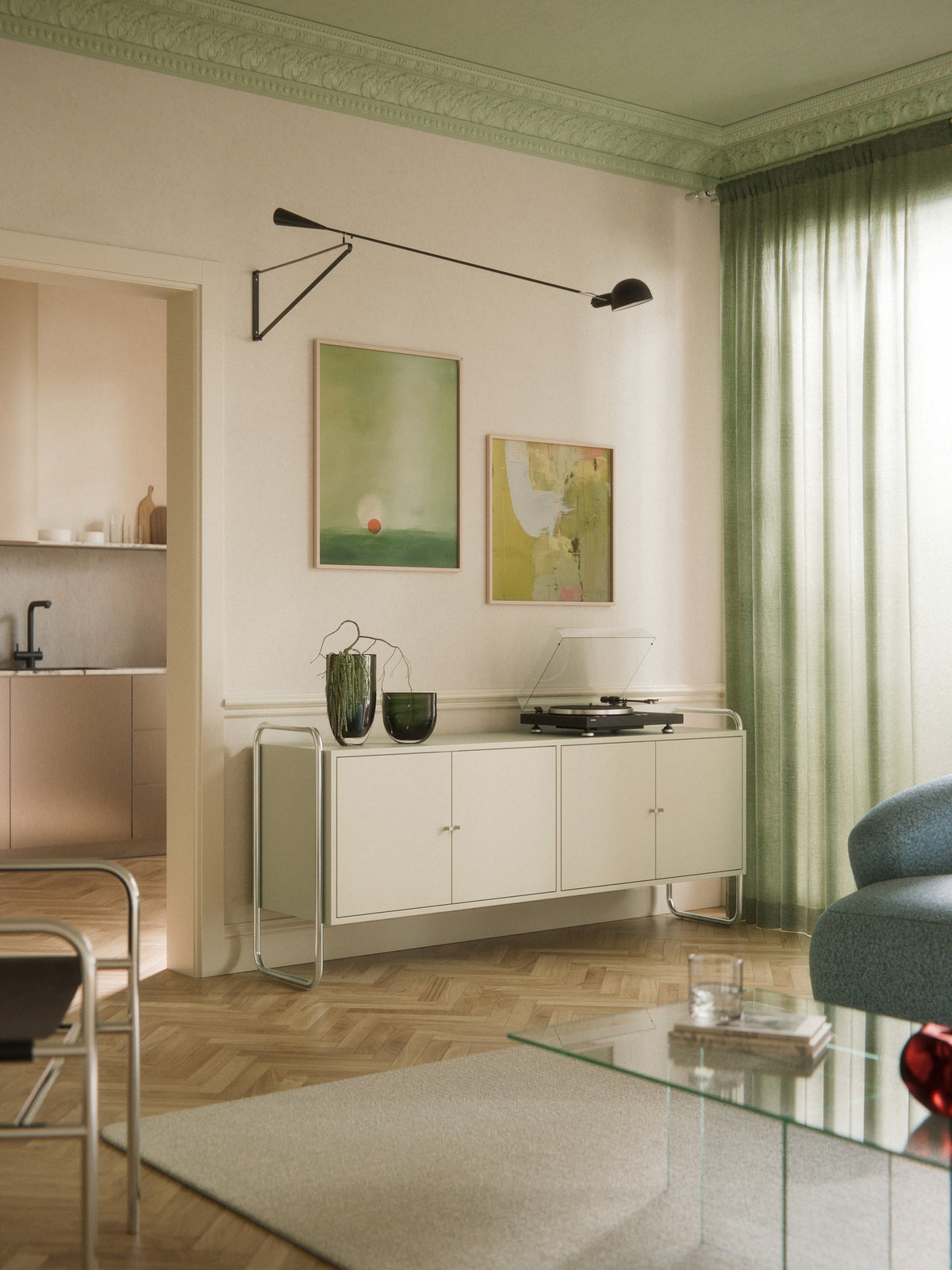 Robyn Metal Sideboard