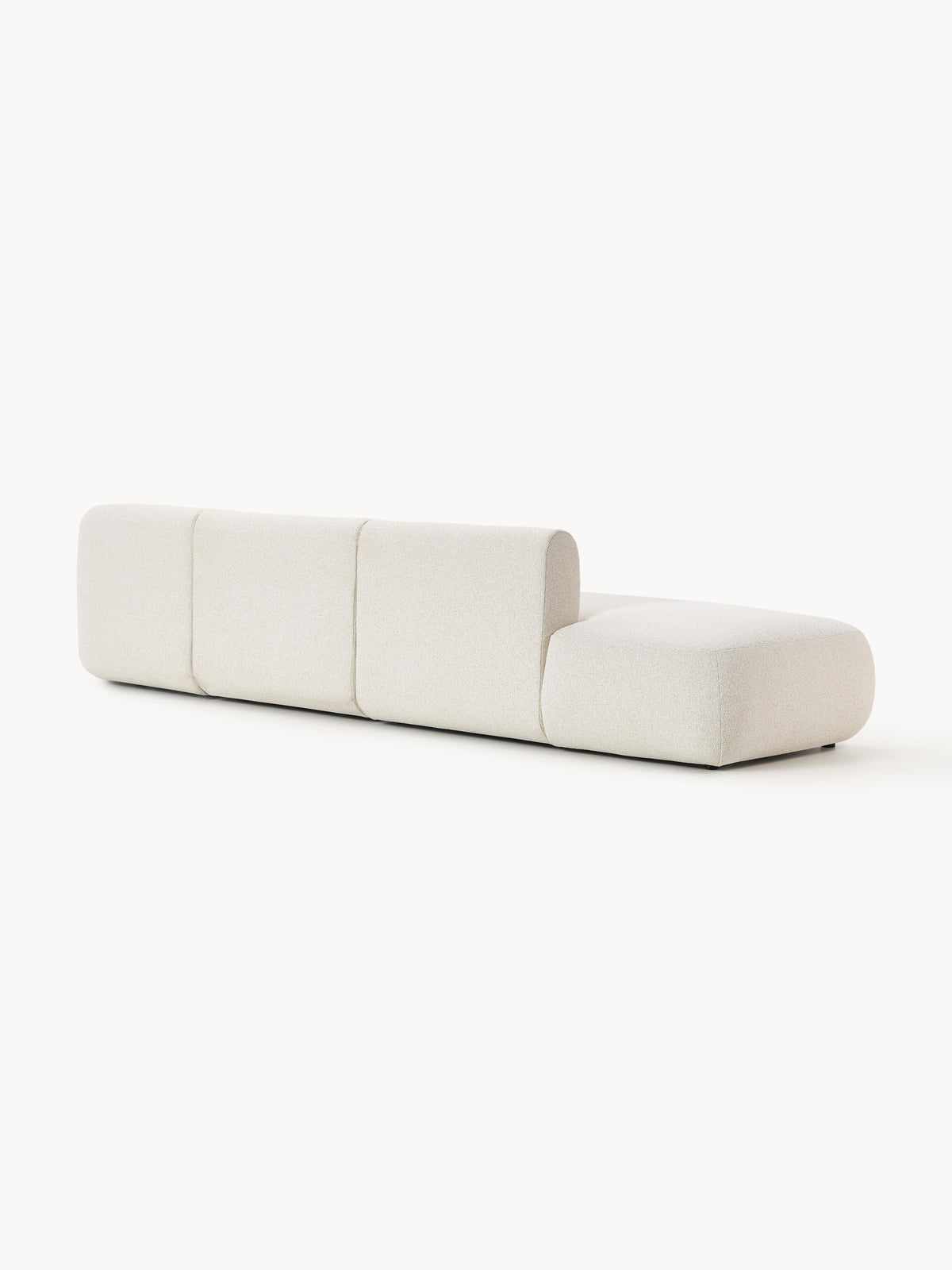 Sofia Modular Bouclé Chaise (4-seater)