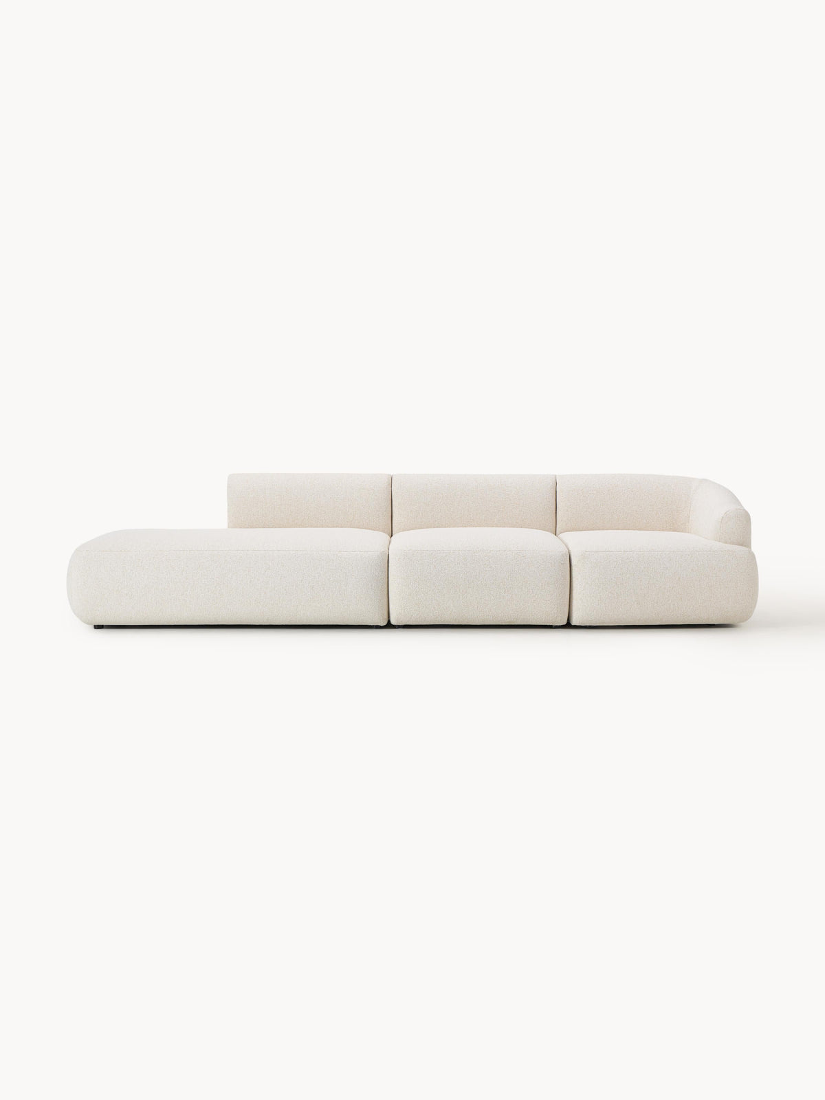 Gallery image 1 - Modular Bouclé Chaise Sofia (4-seater)