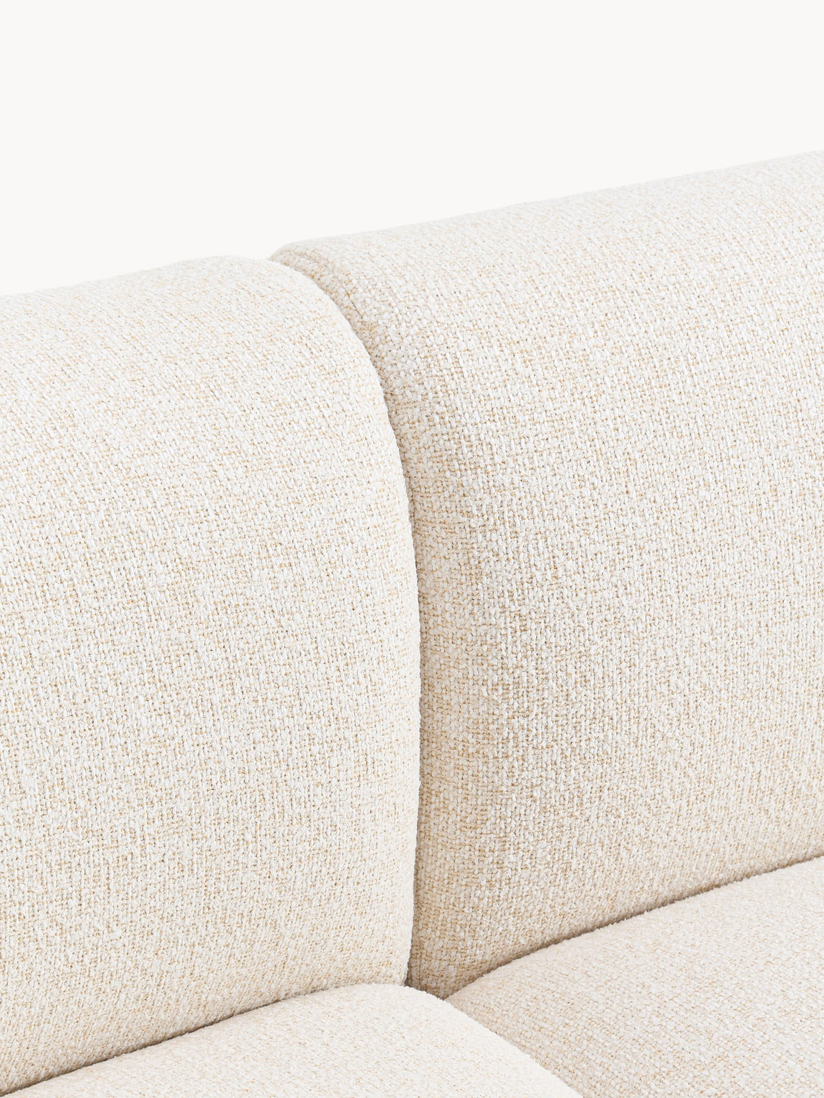 Sofia Modular Bouclé Chaise (4-seater)