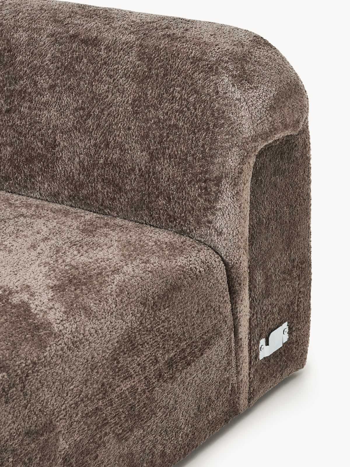 Wolke Teddy Bouclé Chaise Corner Module