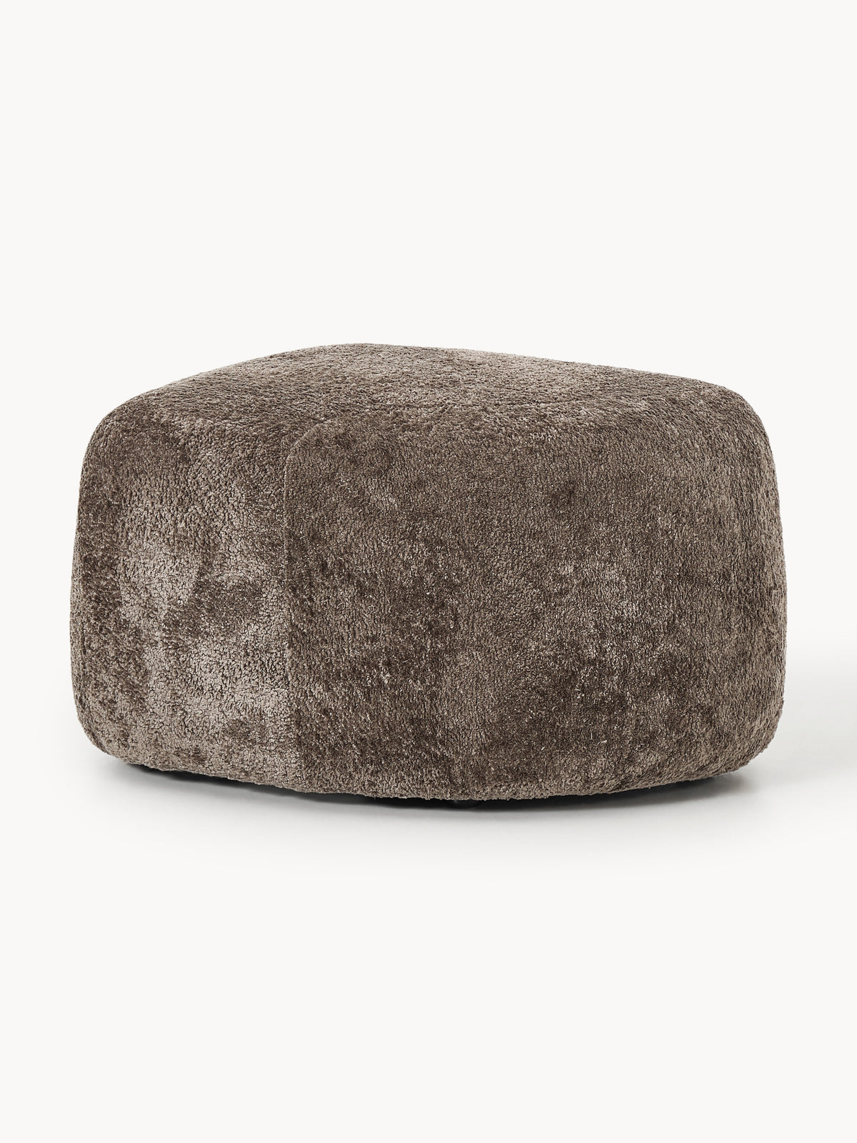 Wolke Oval Teddy Bouclé Ottoman
