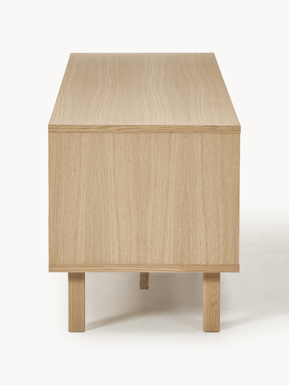 Echo TV Stand with Rattan Fronts