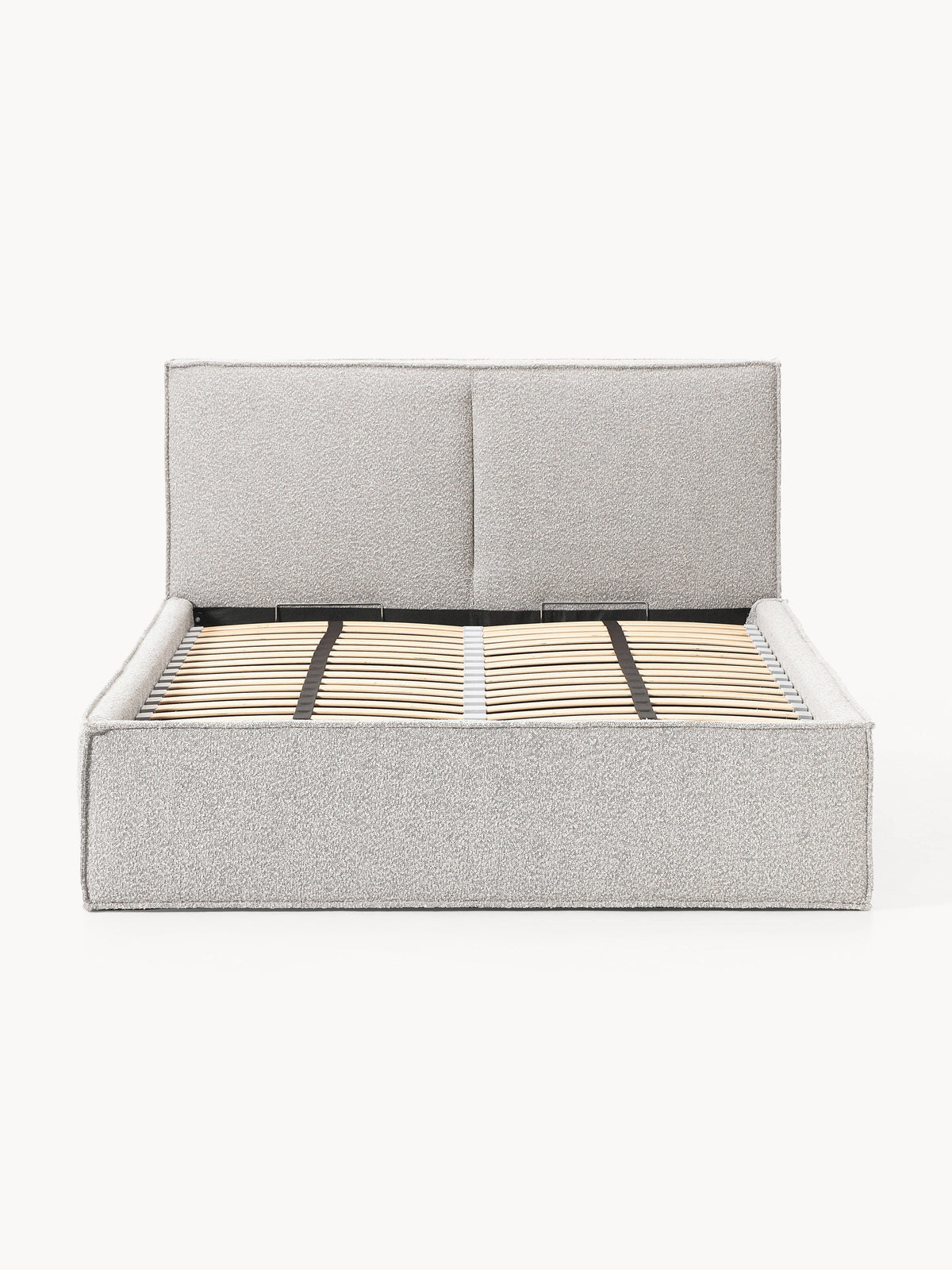 Dream Upholstered Bouclé Bed with Storage