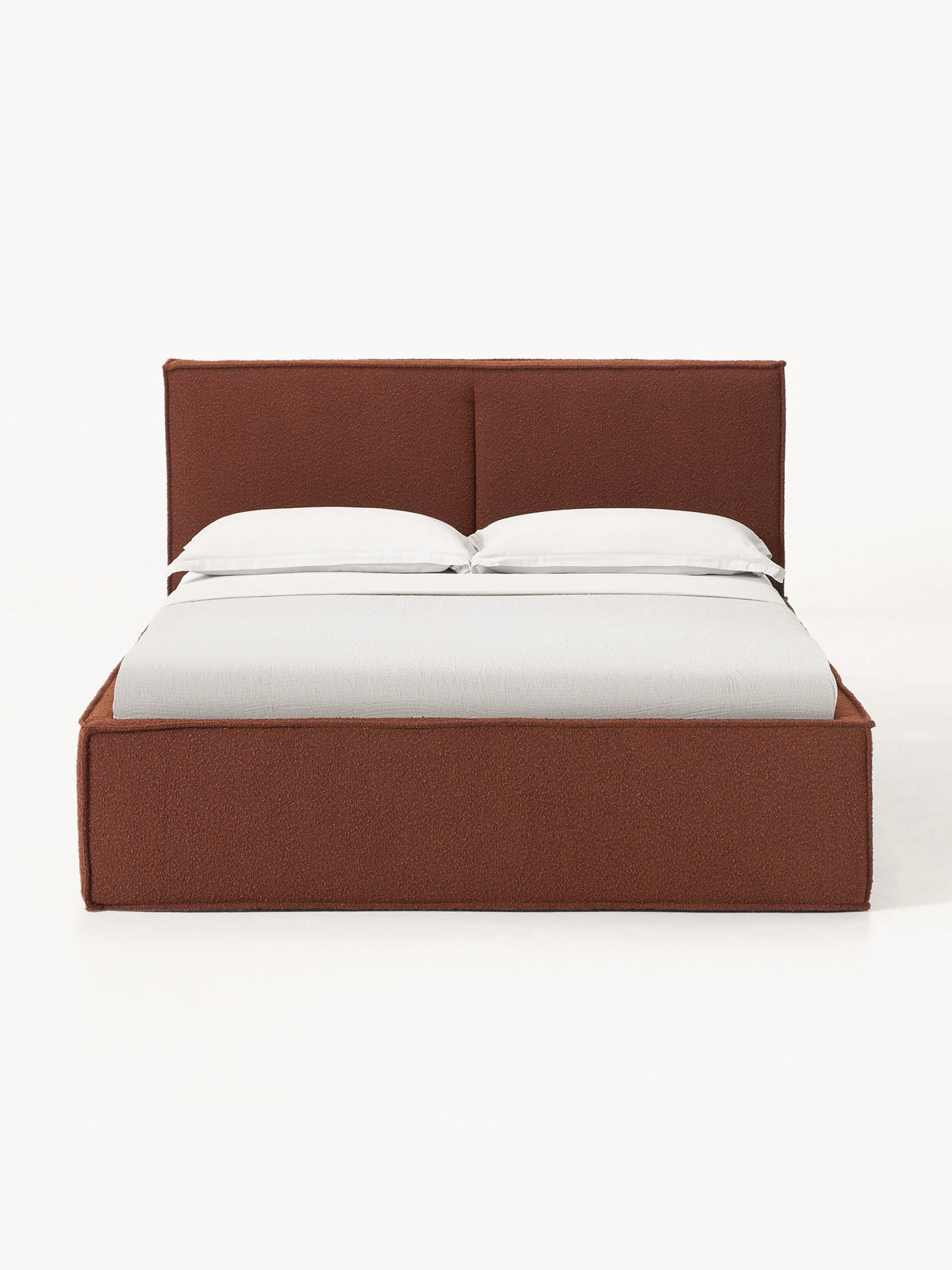Dream Upholstered Bouclé Bed with Storage