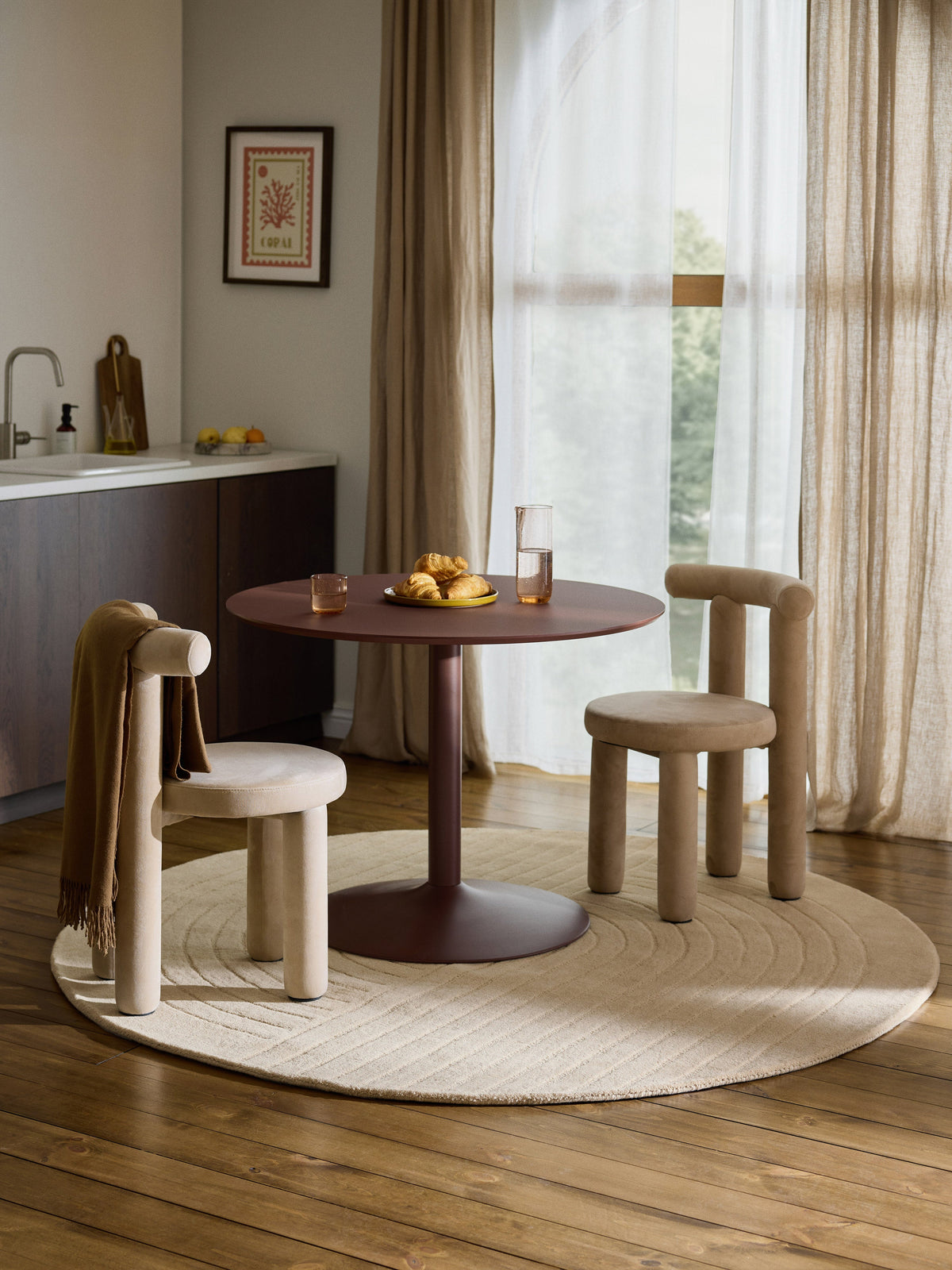 Mason Round Hand-Tufted Wool Rug