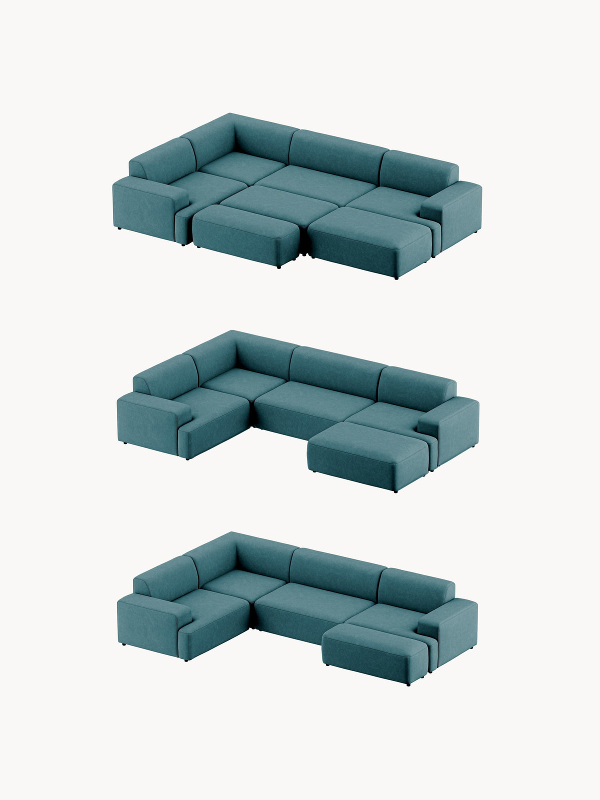 Melva Large Corner Sofa (4-seater)