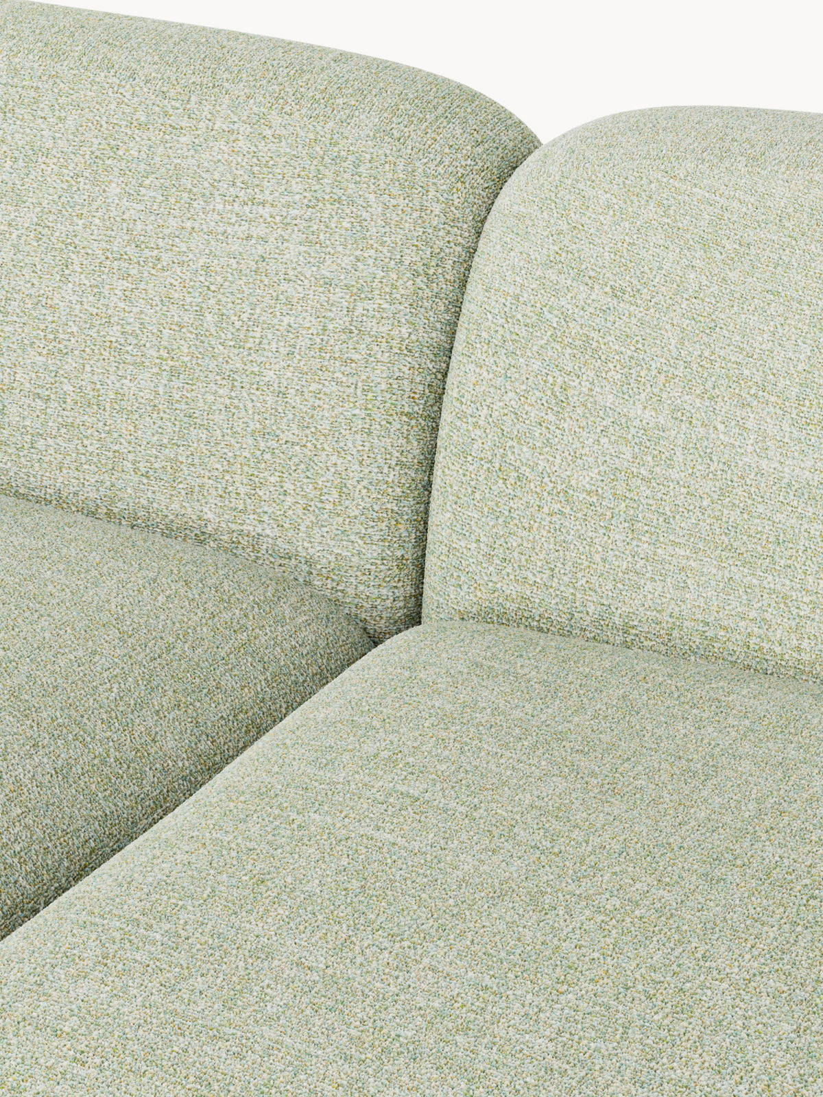 Wolke Modular Bouclé Corner Sofa (4-seater)