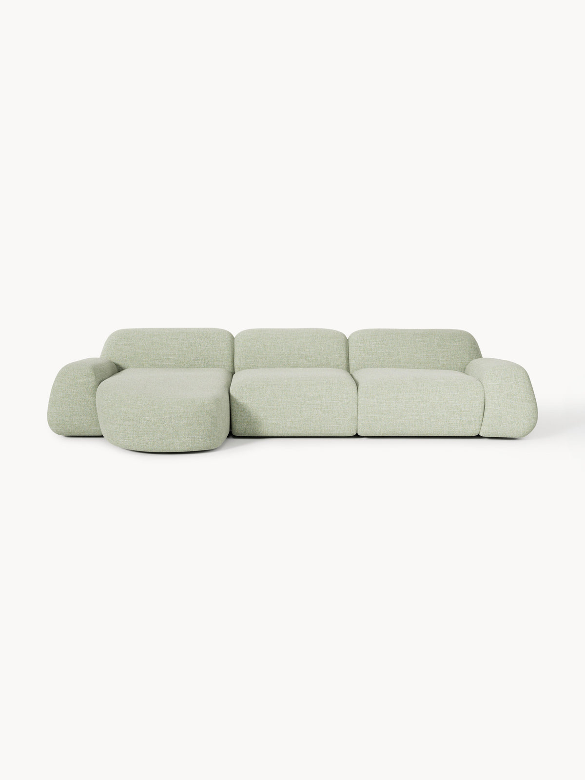 Wolke Modular Bouclé Corner Sofa (4-seater)