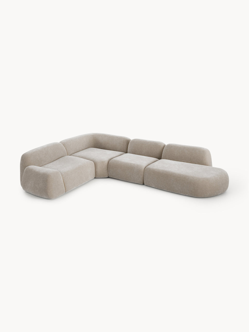 Wolke XL Modular Corner Sofa with Chaise End