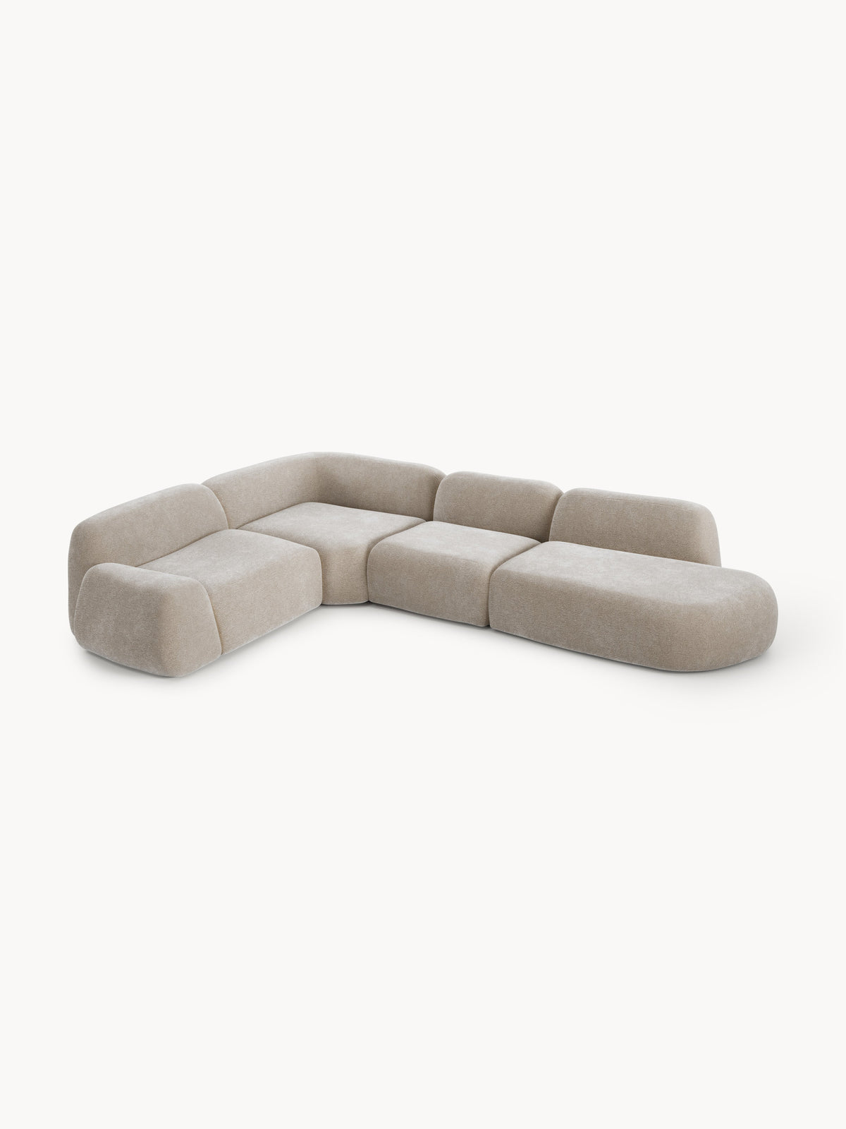 Wolke XL Modular Corner Sofa with Chaise End