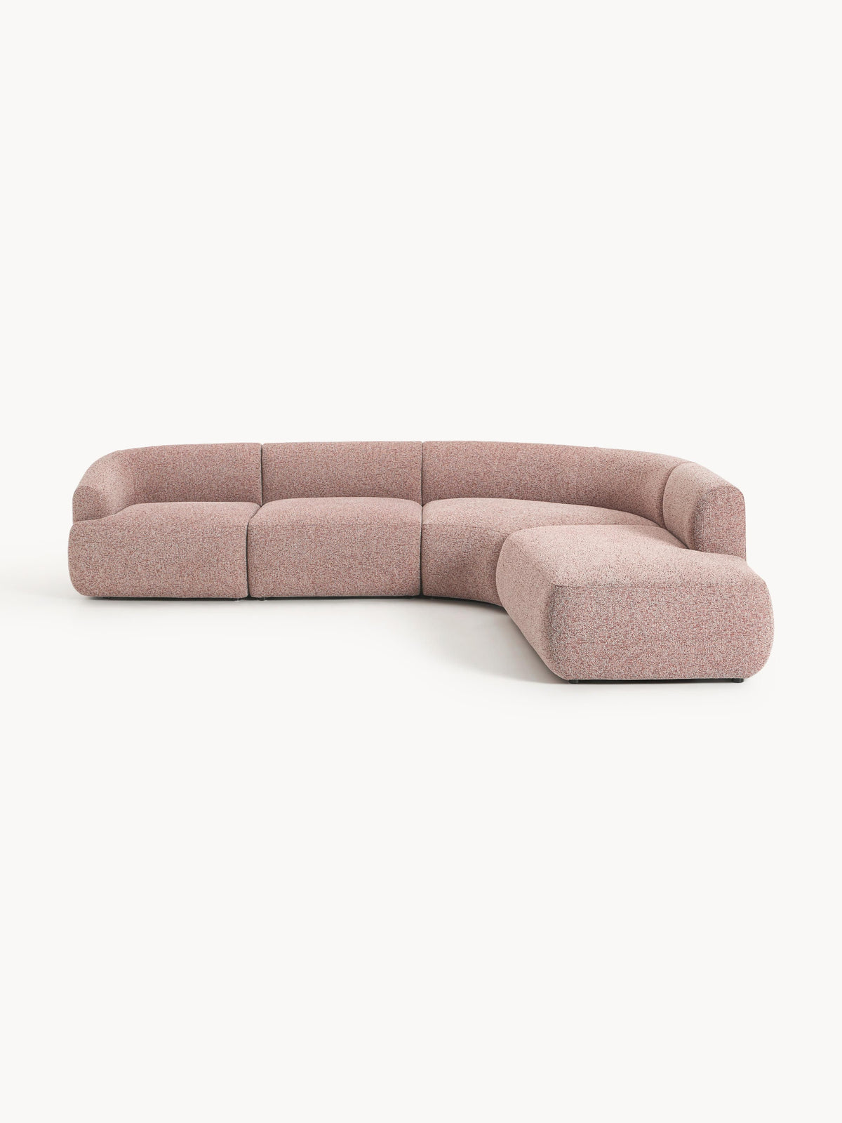 Sofia Modular Bouclé Corner Sofa (4-seater)