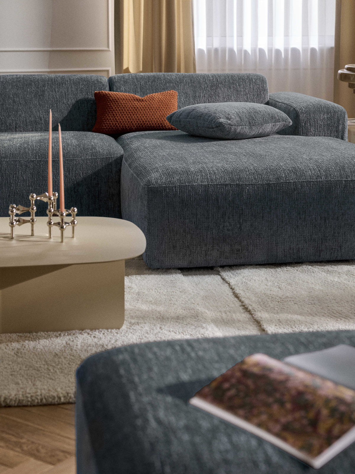 Melva Corner Sofa (4-seater)