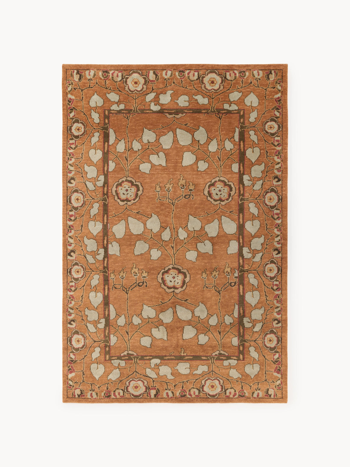 Hand-Knotted Wool Rug Inika