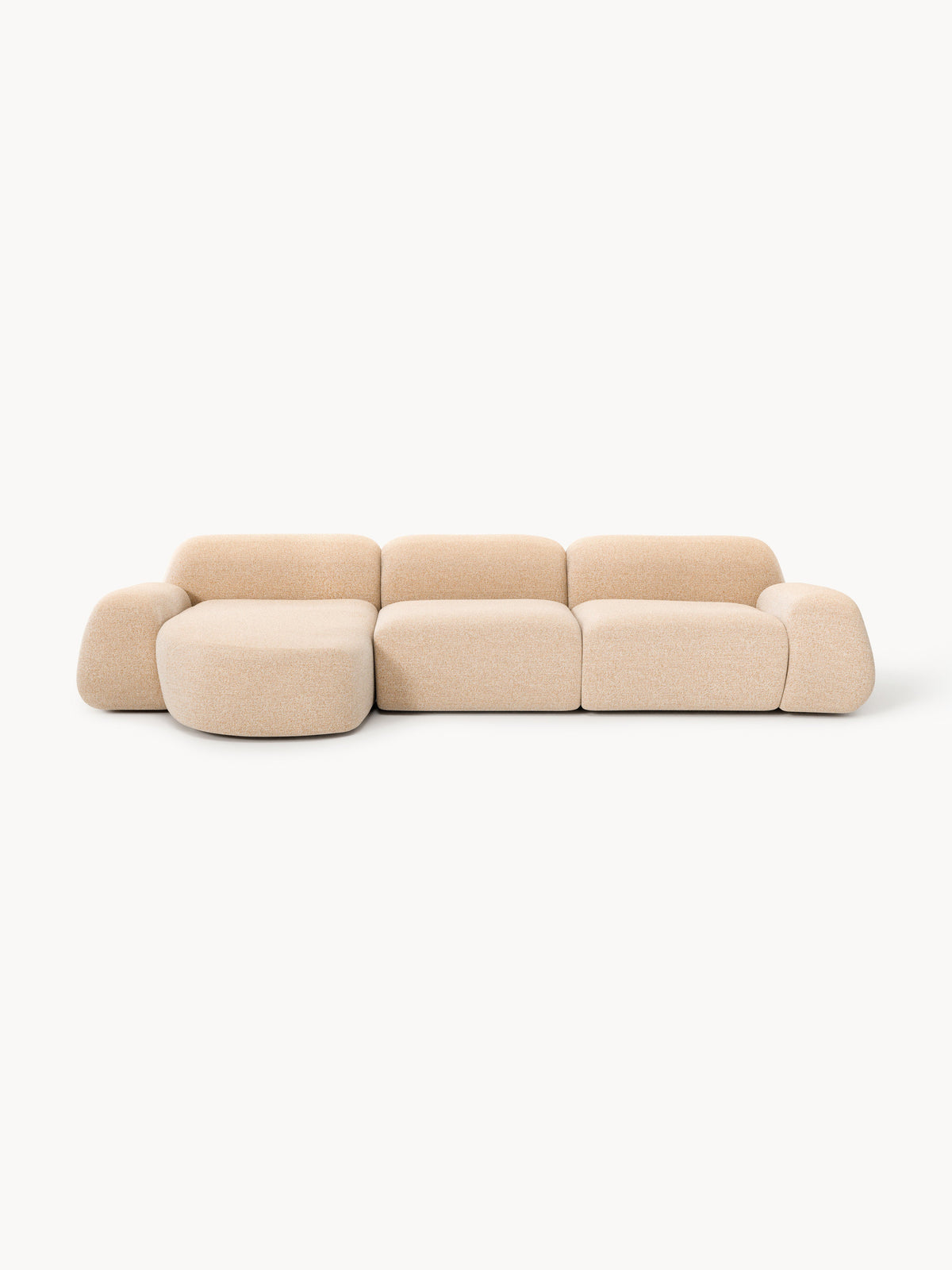 Gallery image 1 - Modular Bouclé Corner Sofa Wolke (4-seater)