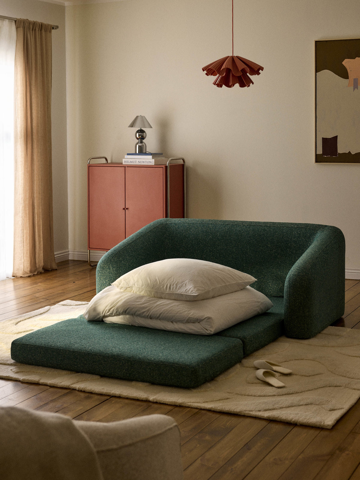 Eliot Bouclé Sofa Bed (2-seater)