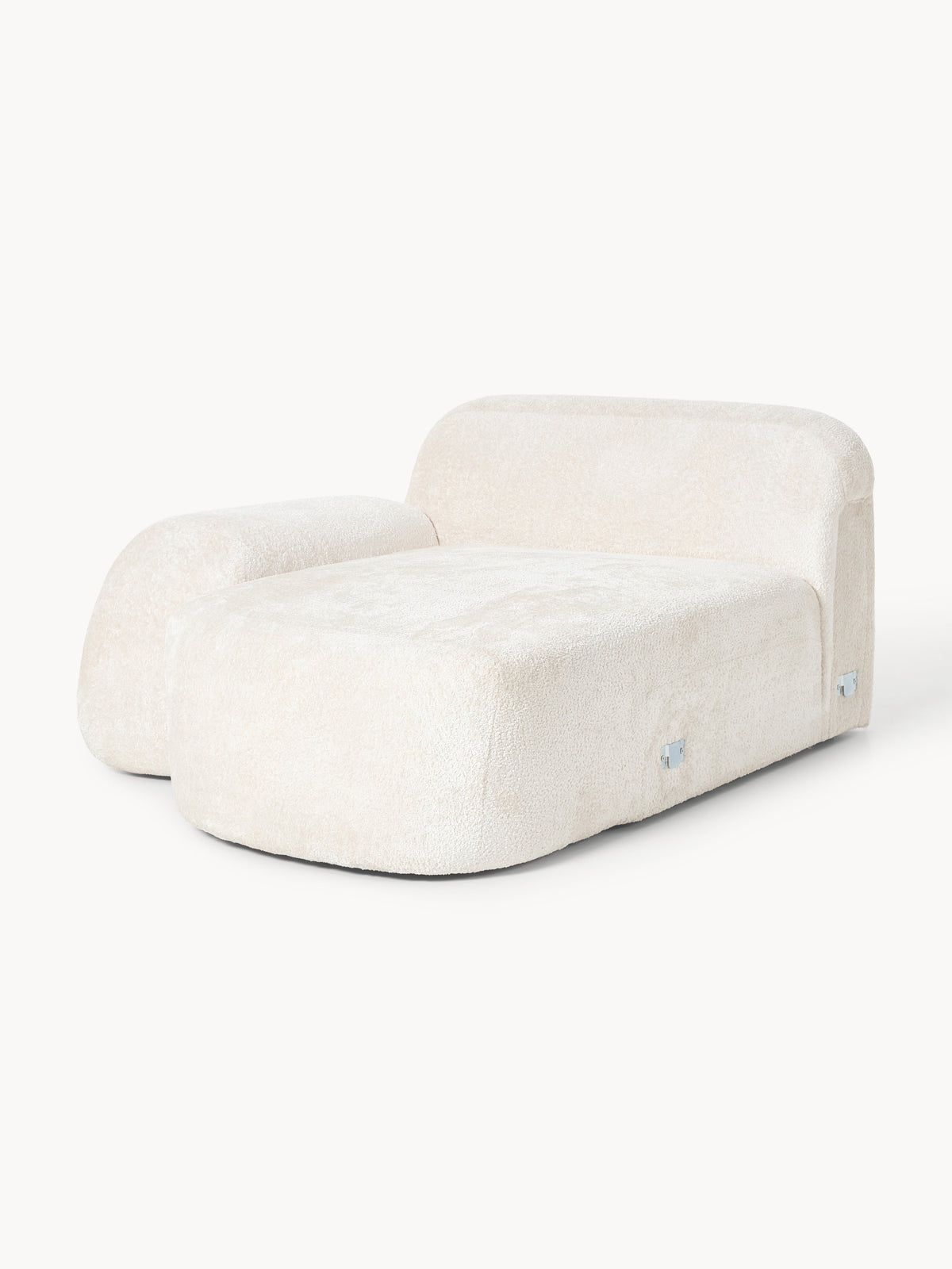 Wolke Teddy Bouclé Chaise Corner Module
