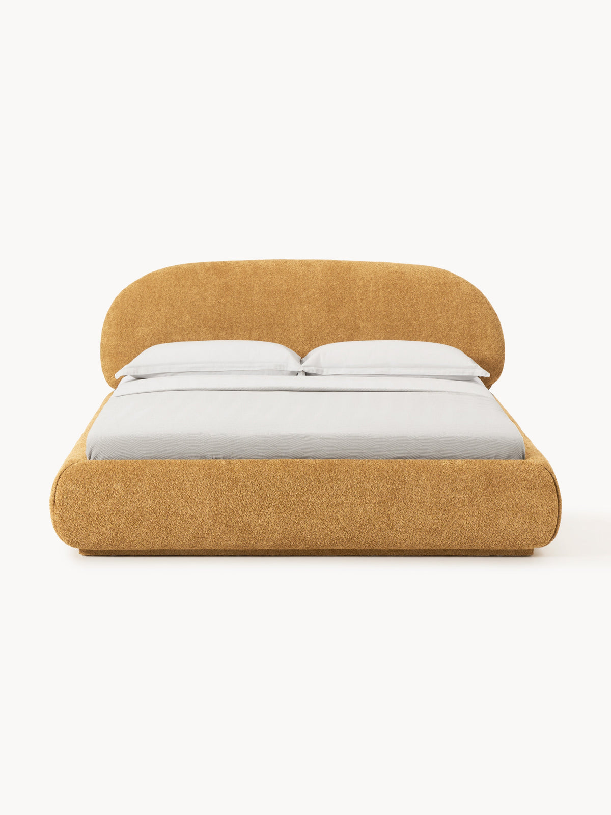 Alba Upholstered Teddy Bouclé Bed