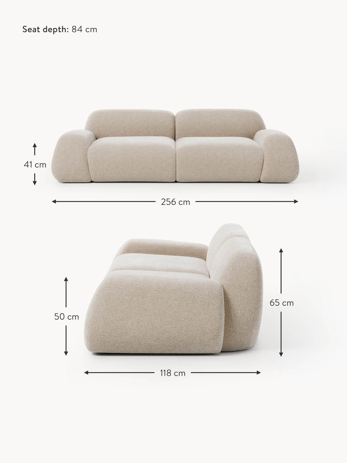Wolke Modular Sofa (3-seater)