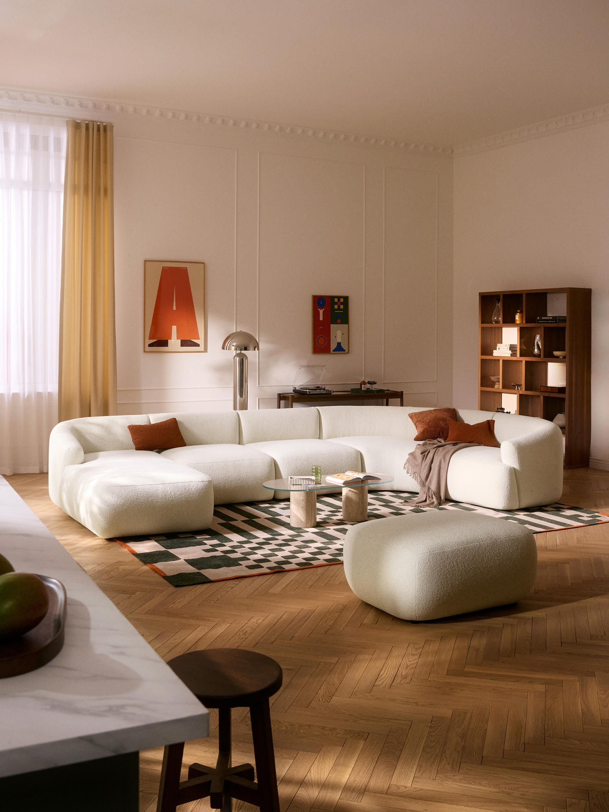 Sofia XL Modular Bouclé Sofa