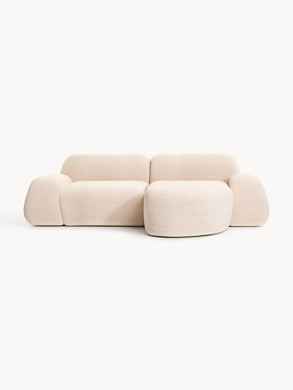 Gallery image 1 - Modular Bouclé Corner Sofa Wolke (3-seater)