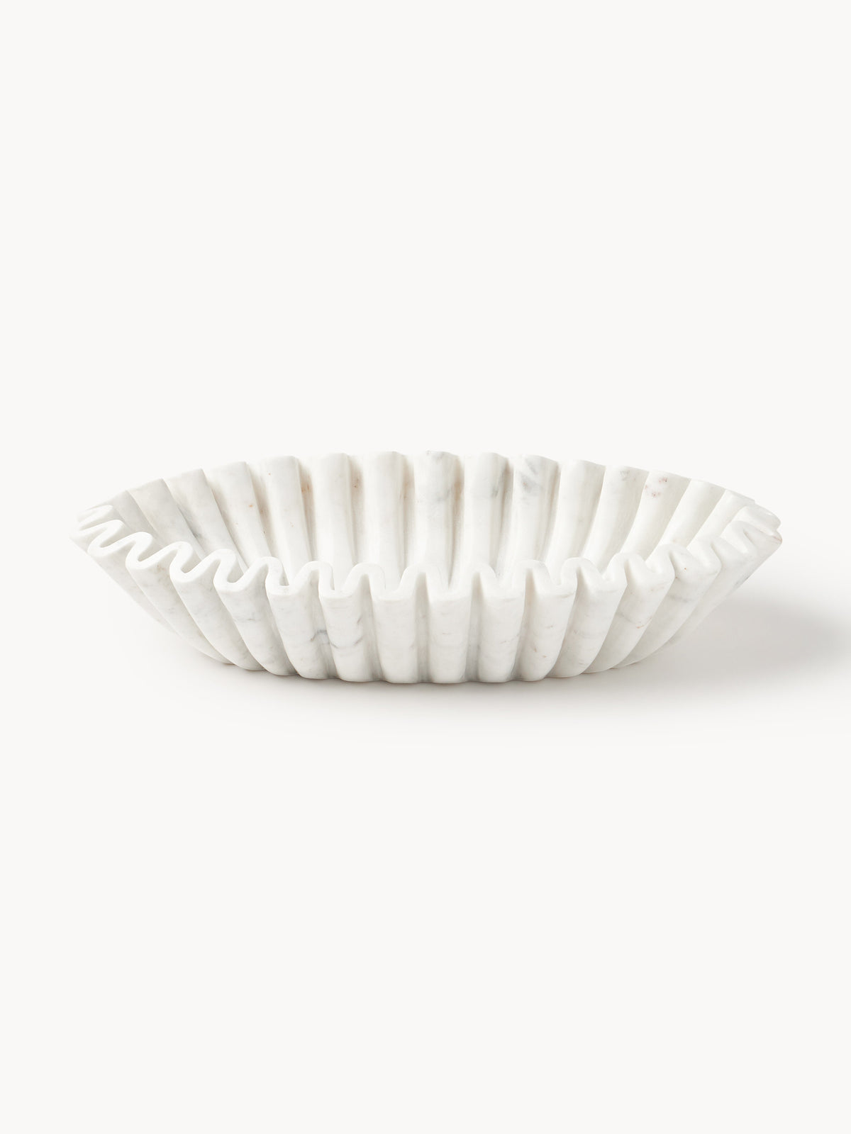 Gallery image 1 - Handmade Oval Decorative Marble Bowl Santorini