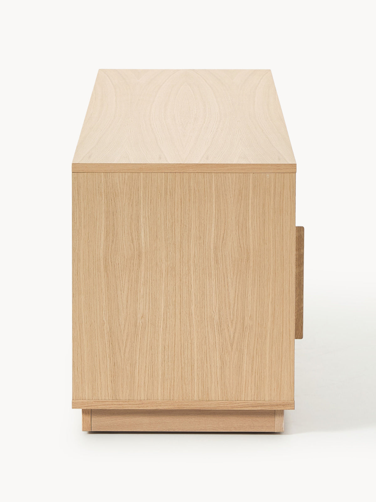 Wisp Wooden TV Stand with Upholstered Front